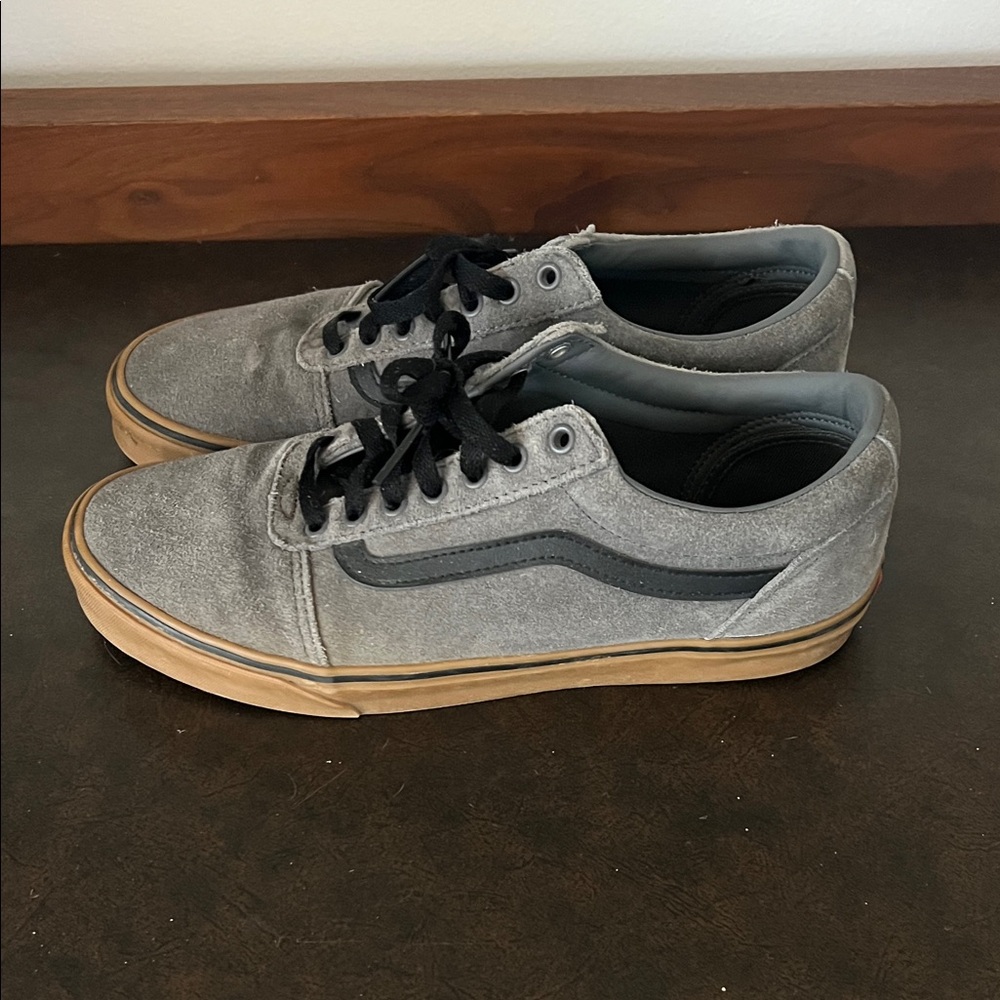 Vans Men's Gray and Black Sneakers - Picture 2 of 3